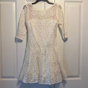 Betsey Johnson Women's Lace 3/4 Sleeved Dress